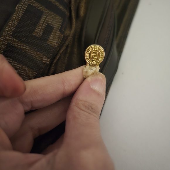 Fendi Zucca Monogram Messenger Laptop Bag - Picture 15 of 16